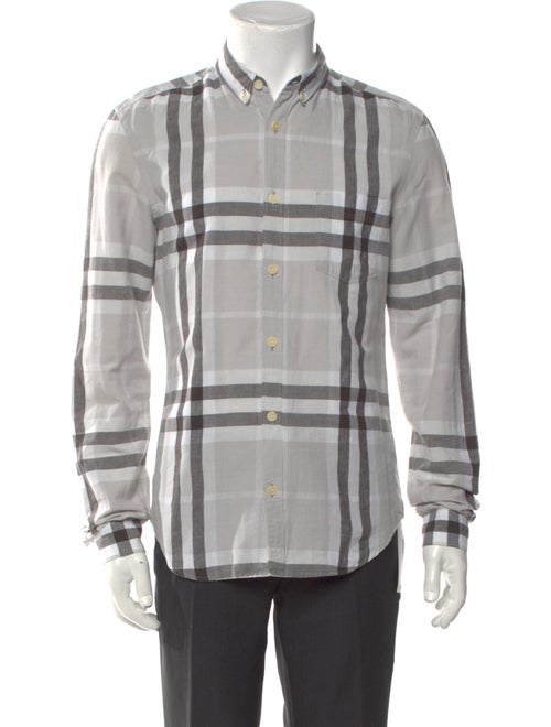 Burberry Brit House Check Pattern Long Sleeve Shirt