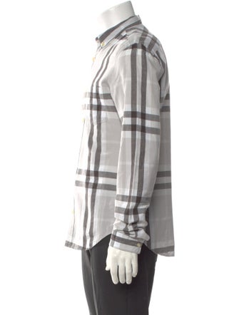 Burberry Brit House Check Pattern Long Sleeve Shirt