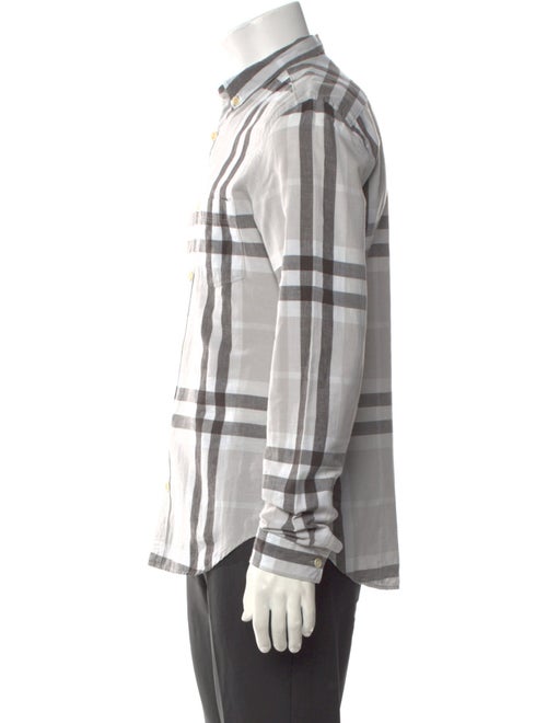 Burberry Brit House Check Pattern Long Sleeve Shirt