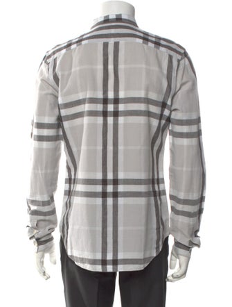 Burberry Brit House Check Pattern Long Sleeve Shirt