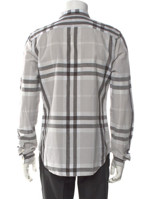 Burberry Brit House Check Pattern Long Sleeve Shirt