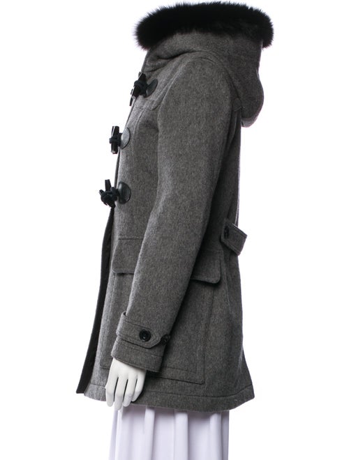 Burberry Brit Wool Fur Coat