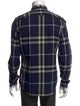 Burberry Brit Plaid Print Long Sleeve Shirt