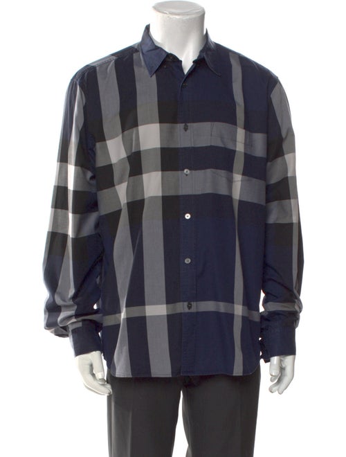 Burberry Brit Exploded Check Pattern Long Sleeve Shirt
