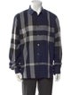 Burberry Brit Exploded Check Pattern Long Sleeve Shirt