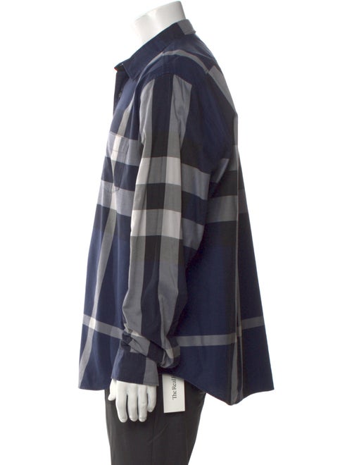 Burberry Brit Exploded Check Pattern Long Sleeve Shirt