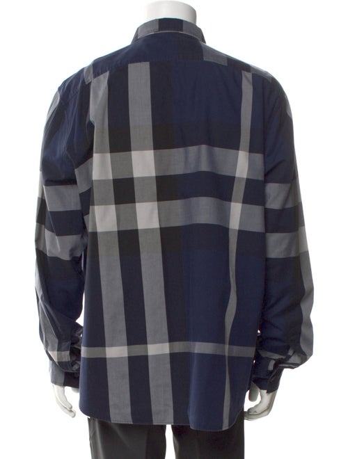 Burberry Brit Exploded Check Pattern Long Sleeve Shirt