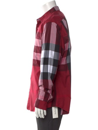 Burberry Brit Exploded Check Pattern Long Sleeve Shirt