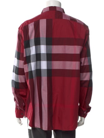 Burberry Brit Exploded Check Pattern Long Sleeve Shirt
