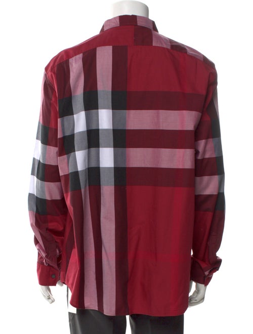 Burberry Brit Exploded Check Pattern Long Sleeve Shirt