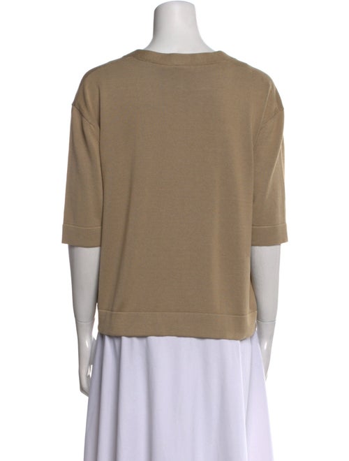 Burberry Brit Silk Graphic Print T-Shirt