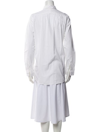 Burberry Brit Long Sleeve Button-Up Top