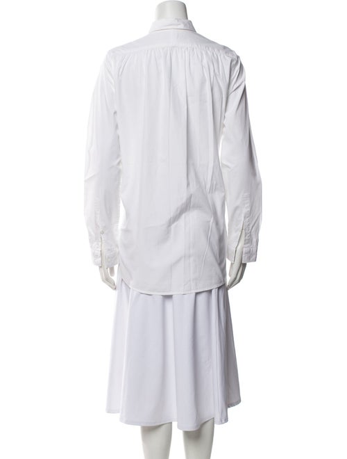 Burberry Brit Long Sleeve Button-Up Top