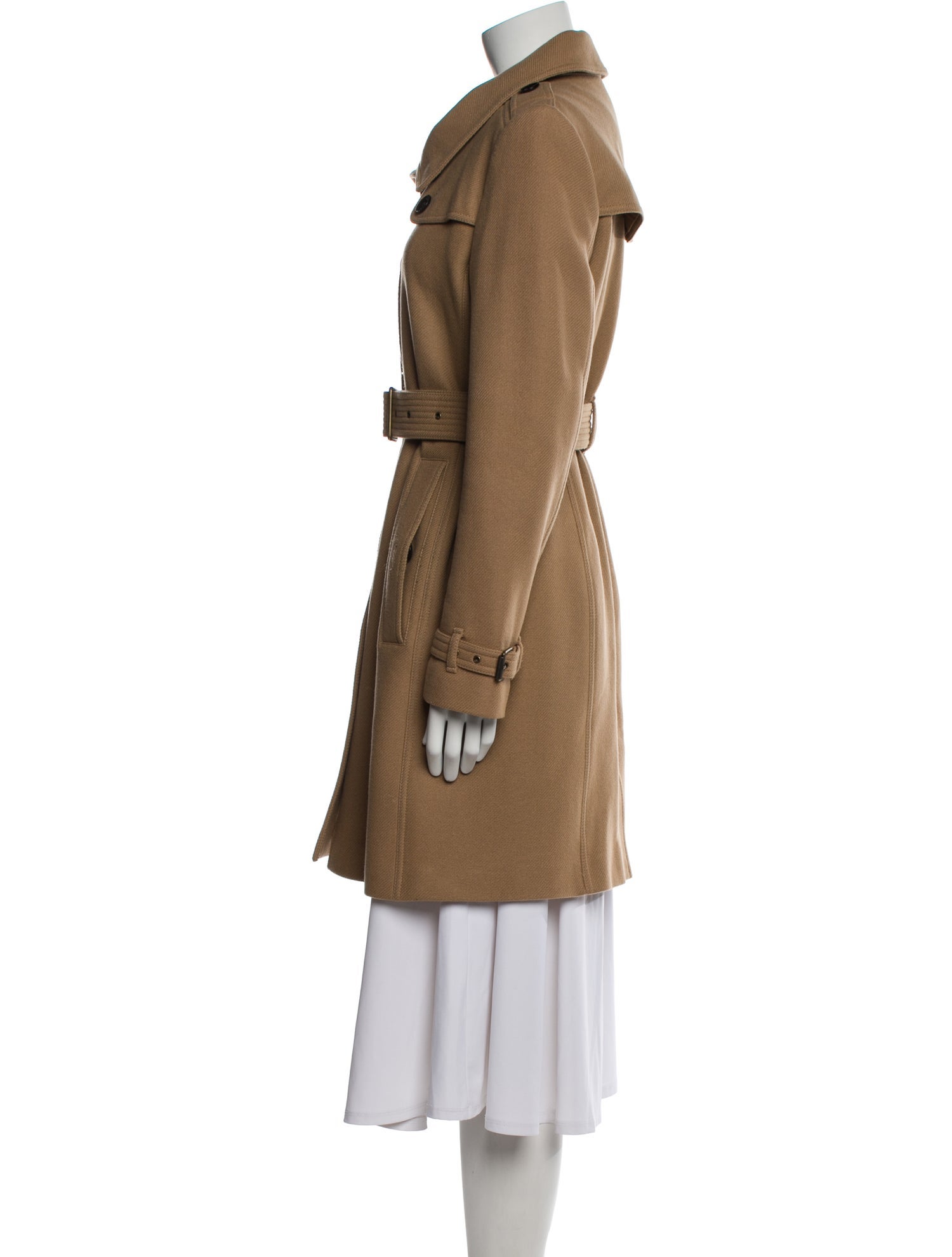 Burberry Brit Virgin Wool Trench Coat