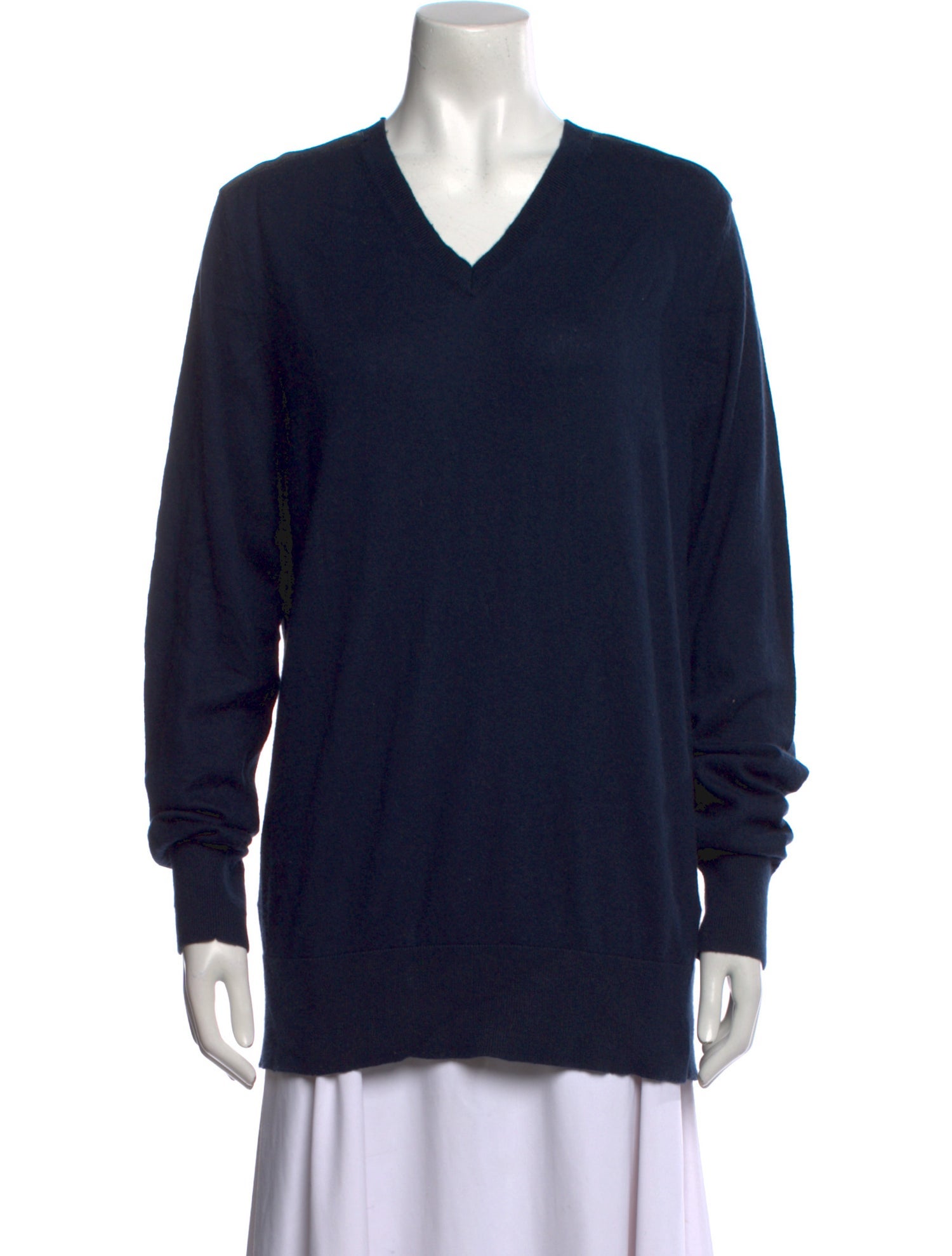 Burberry Brit Silk V-Neck Sweater