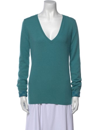 Burberry Brit Cashmere V-Neck Sweater