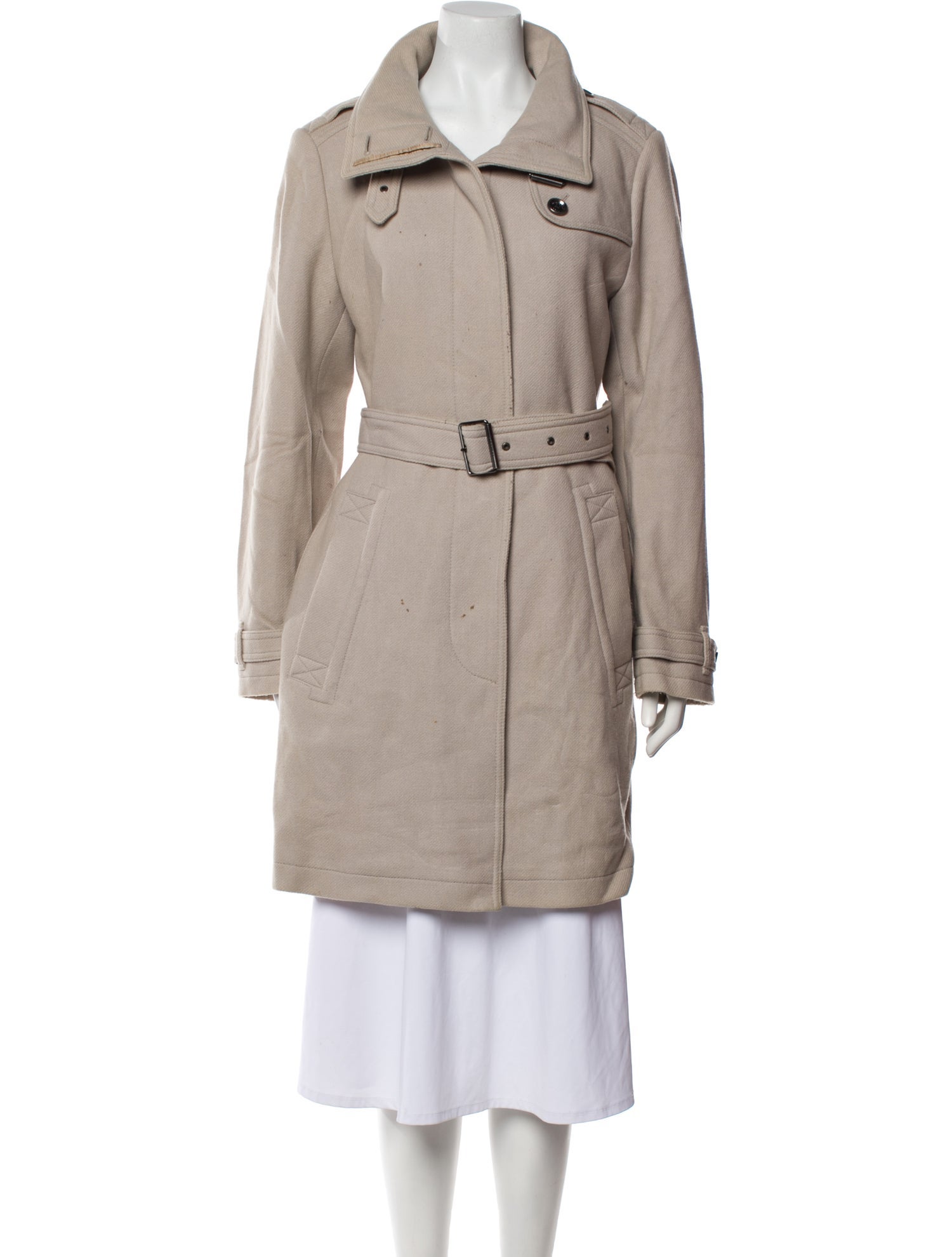 Burberry Brit Wool Trench Coat