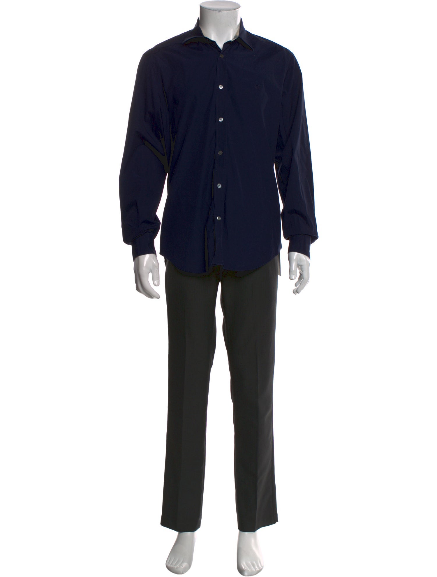 Burberry Brit Nova Check Pattern Long Sleeve Dress Shirt