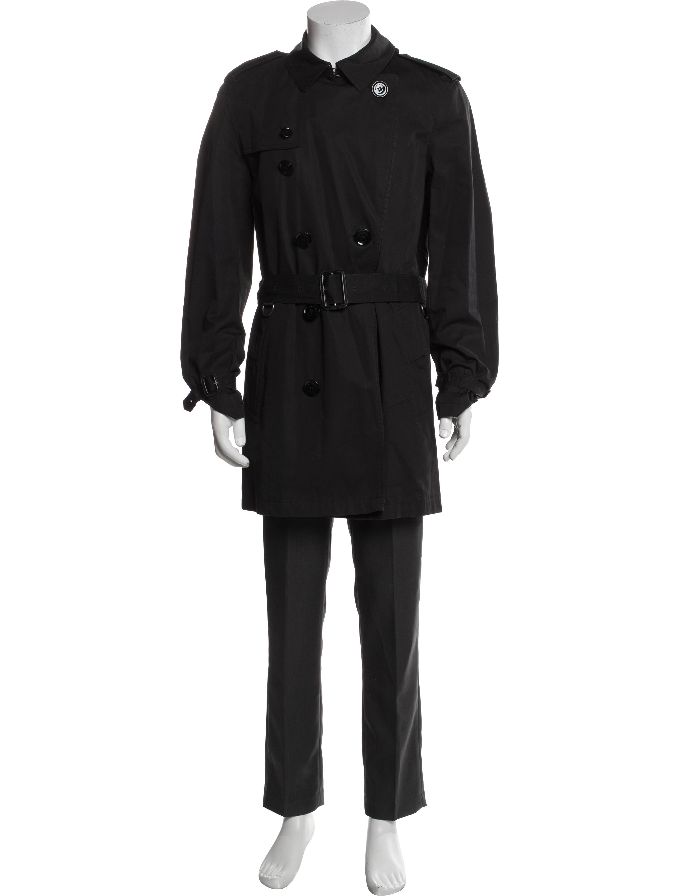 Burberry Brit Nova Check Pattern Trench Coat