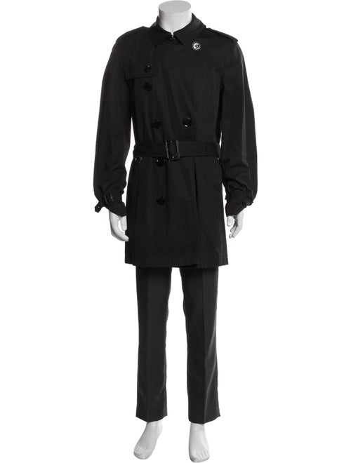 Burberry Brit Nova Check Pattern Trench Coat