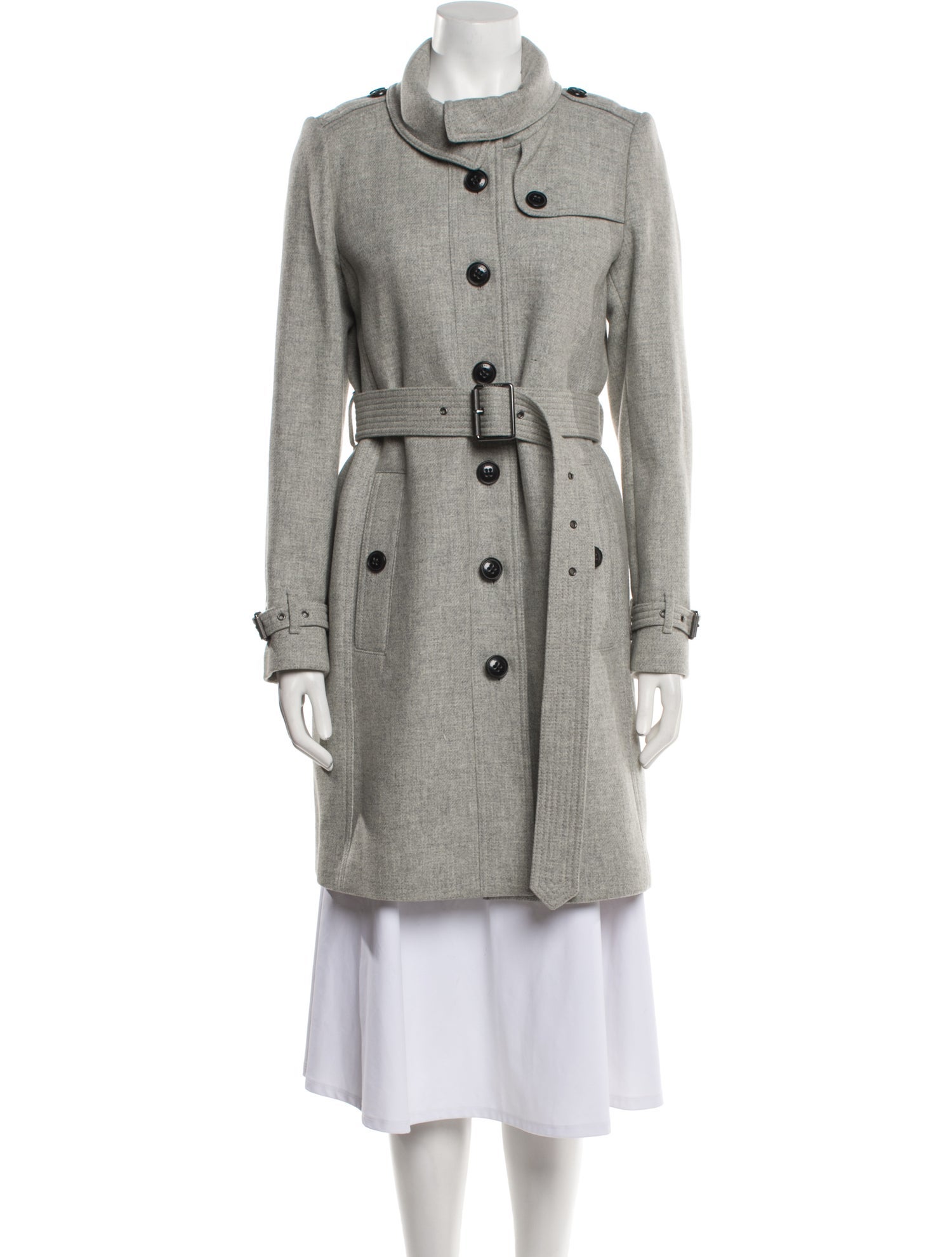 Burberry Brit Virgin Wool Trench Coat