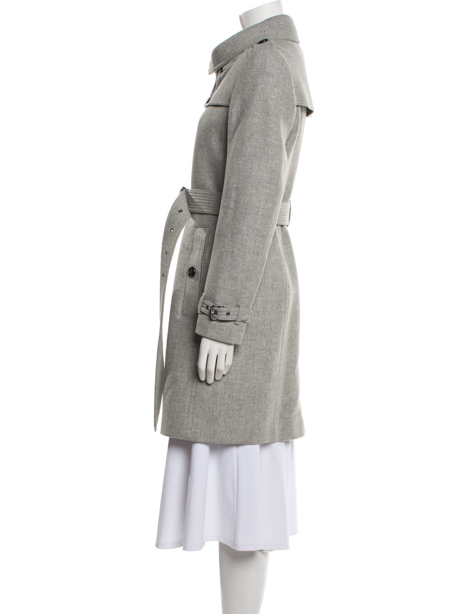 Burberry Brit Virgin Wool Trench Coat