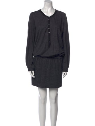 Burberry Brit Wool Knee-Length Dress