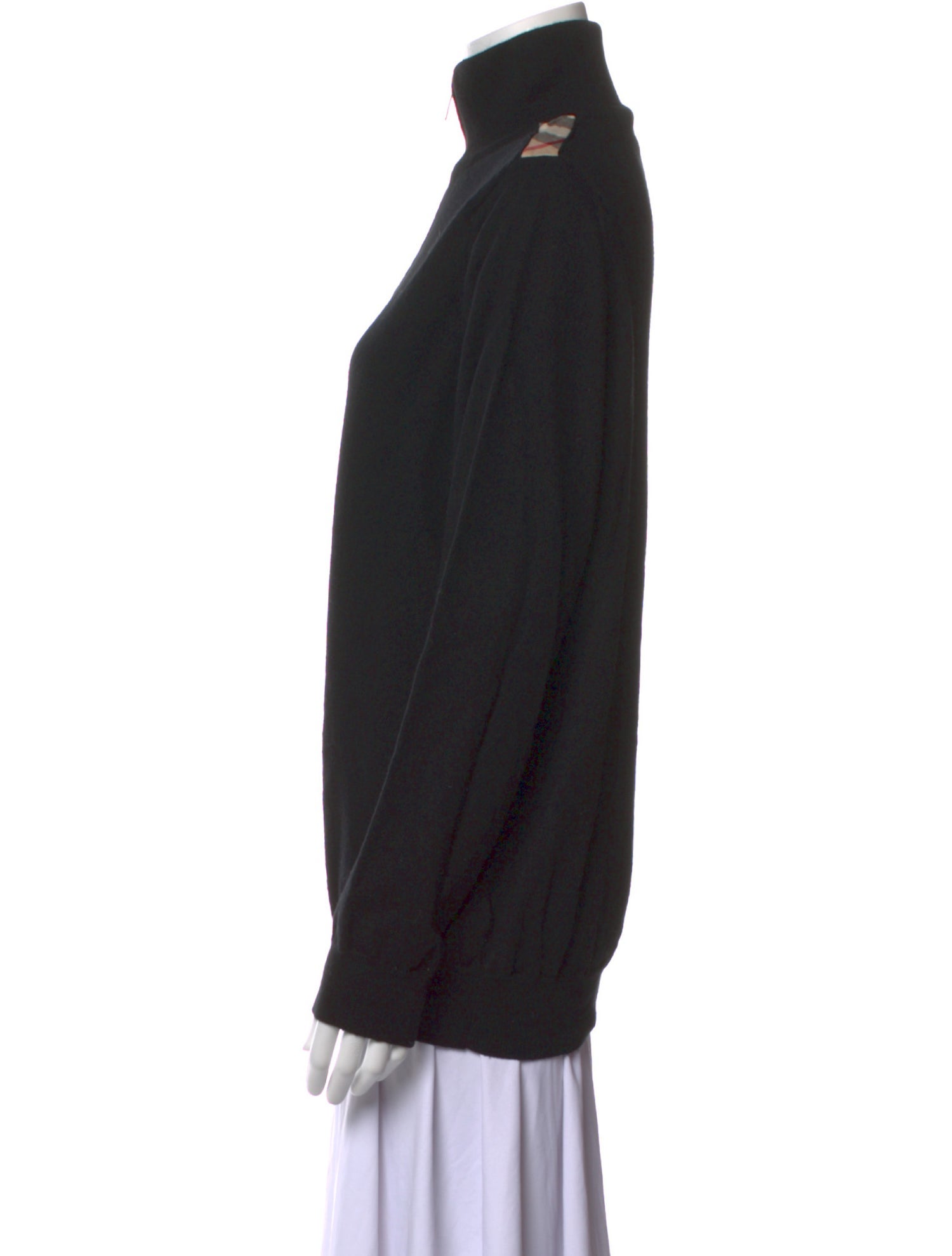 Burberry Brit Merino Wool Mock Neck Sweater