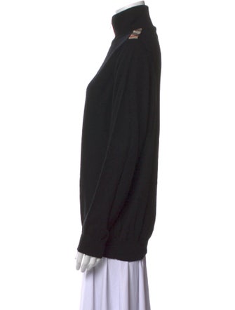 Burberry Brit Merino Wool Mock Neck Sweater
