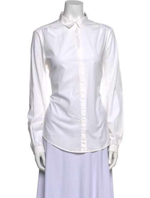 Burberry Brit Long Sleeve Button-Up Top