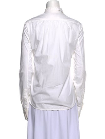 Burberry Brit Long Sleeve Button-Up Top