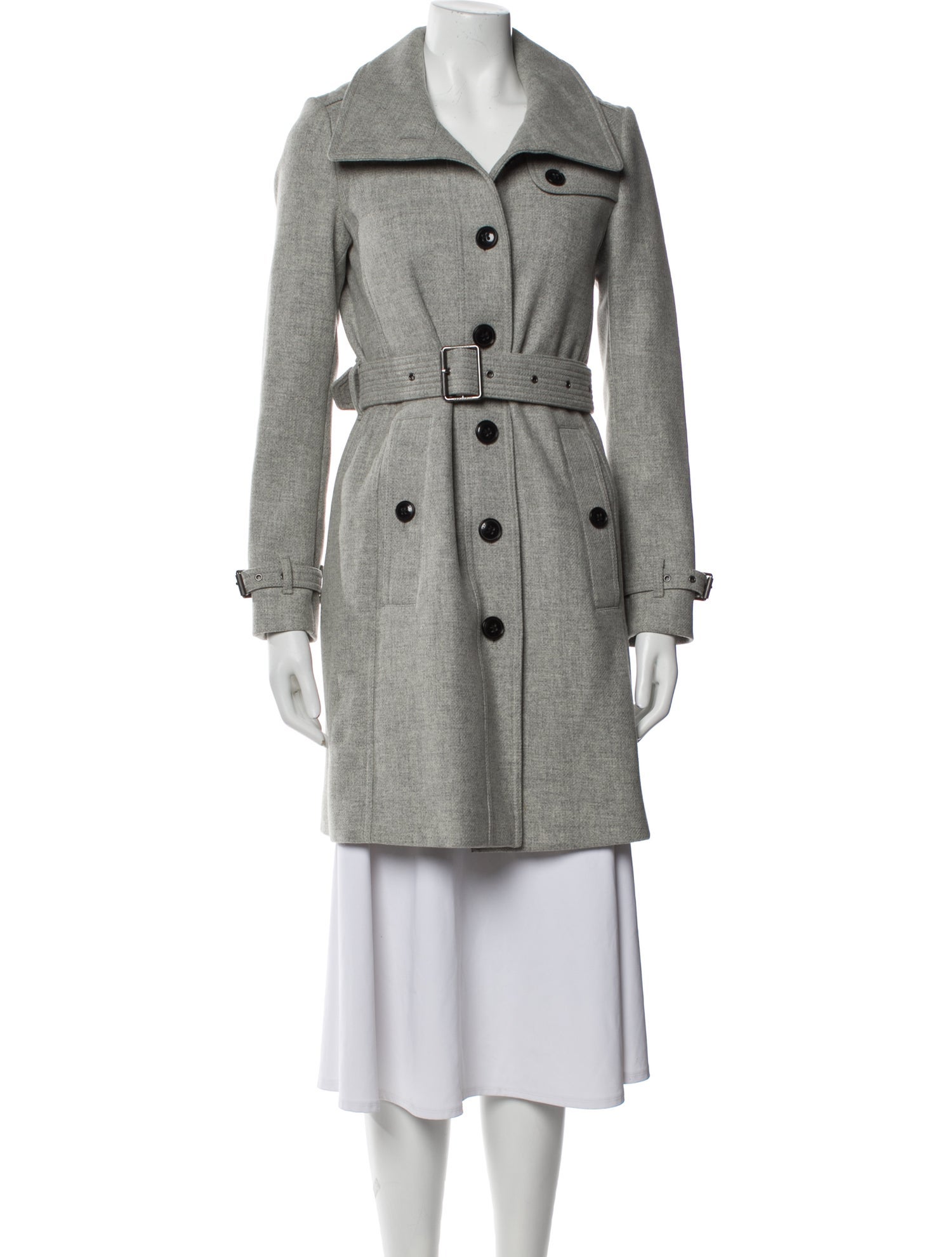 Burberry Brit Virgin Wool Trench Coat