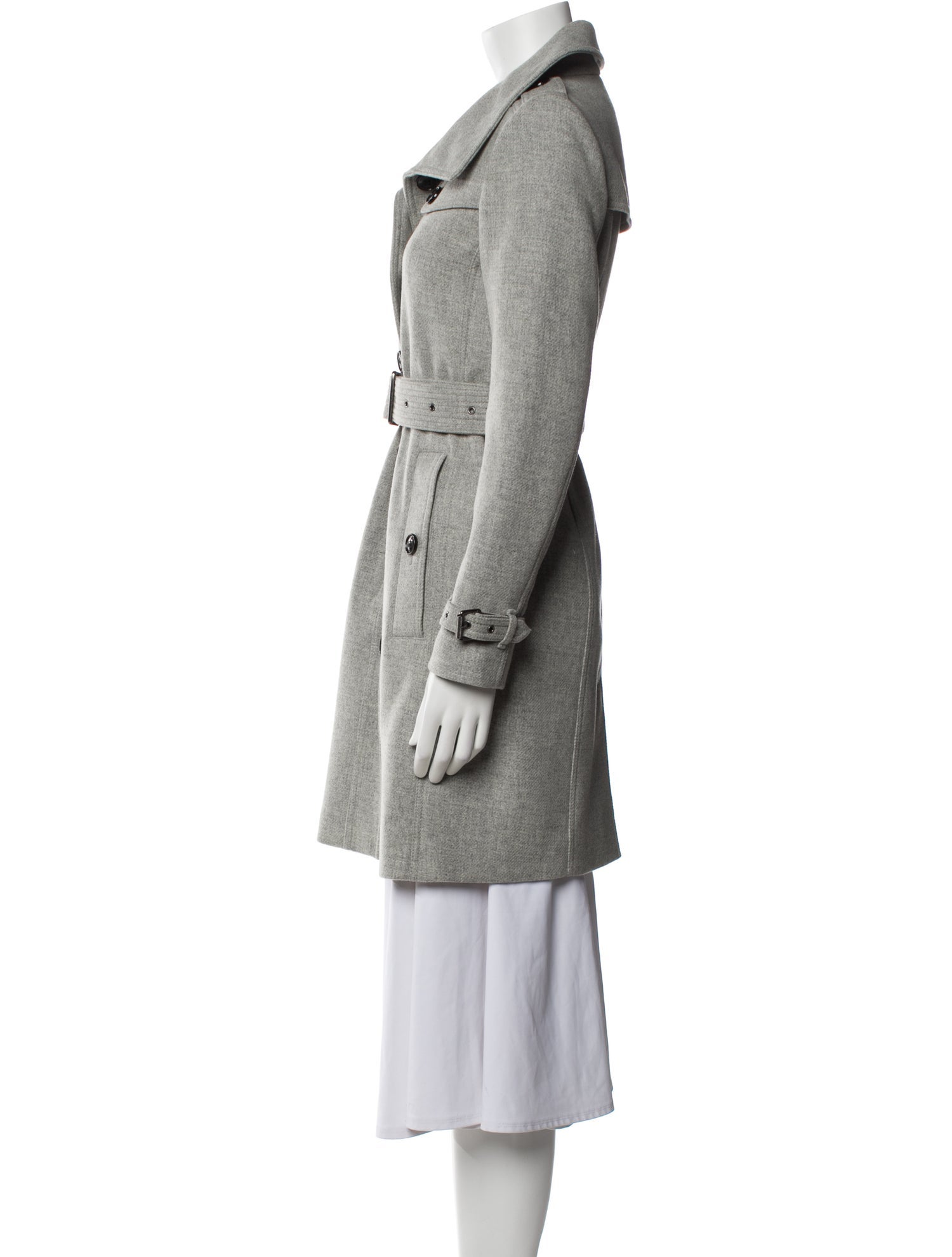 Burberry Brit Virgin Wool Trench Coat