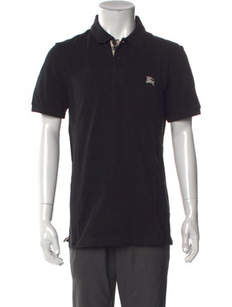 Burberry Brit V-Neck Short Sleeve Polo Shirt