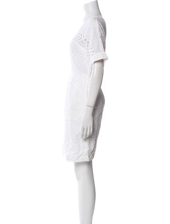 Burberry Brit Scoop Neck Mini Dress