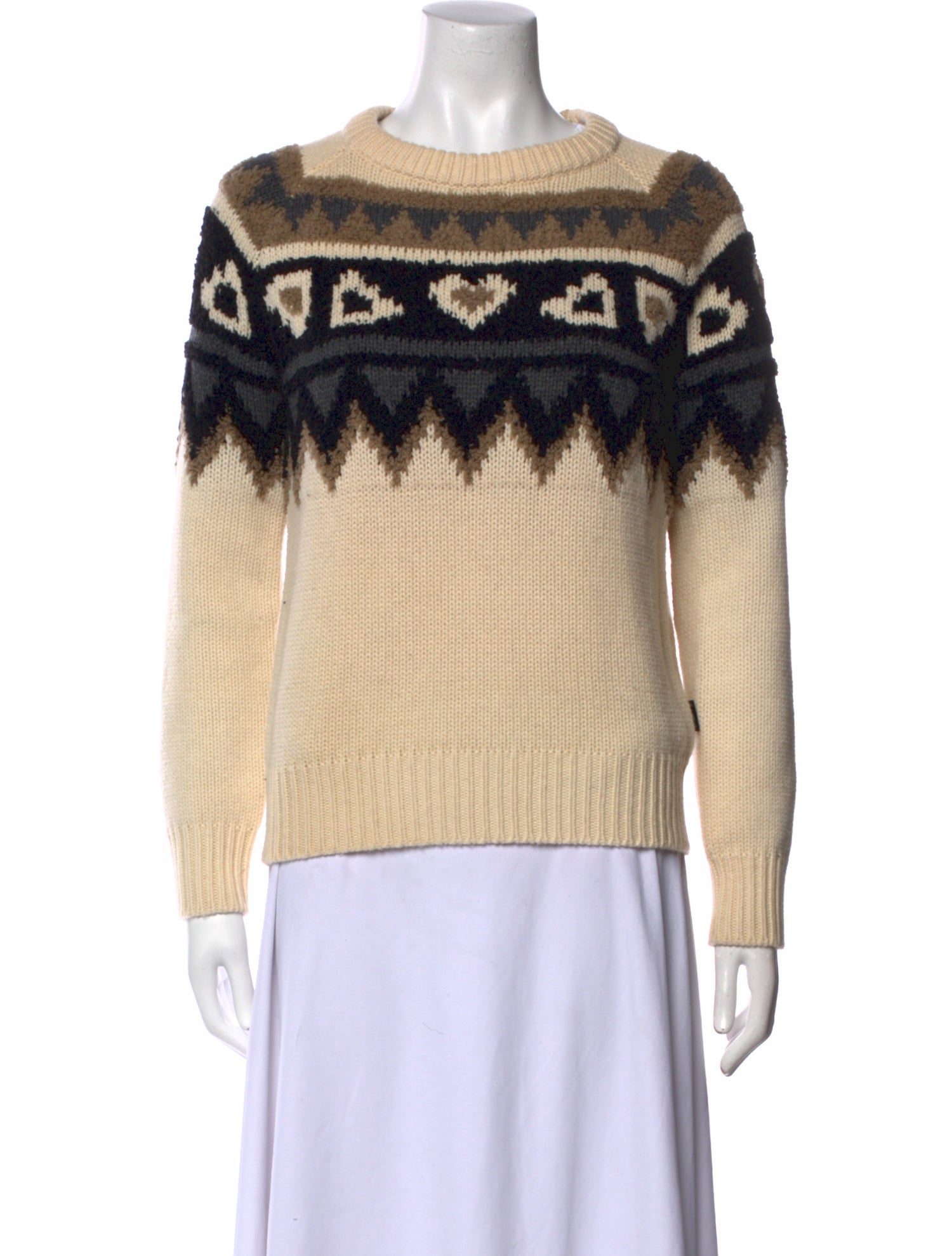 Burberry Brit Wool Printed Sweater
