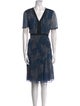 Burberry Brit Silk Knee-Length Dress
