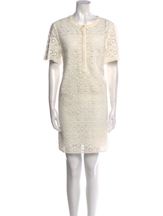 Burberry Brit Crew Neck Mini Dress