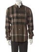Burberry Brit Exploded Check Pattern Long Sleeve Shirt