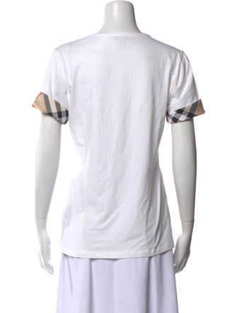 Burberry Brit Graphic Print V-Neck T-Shirt