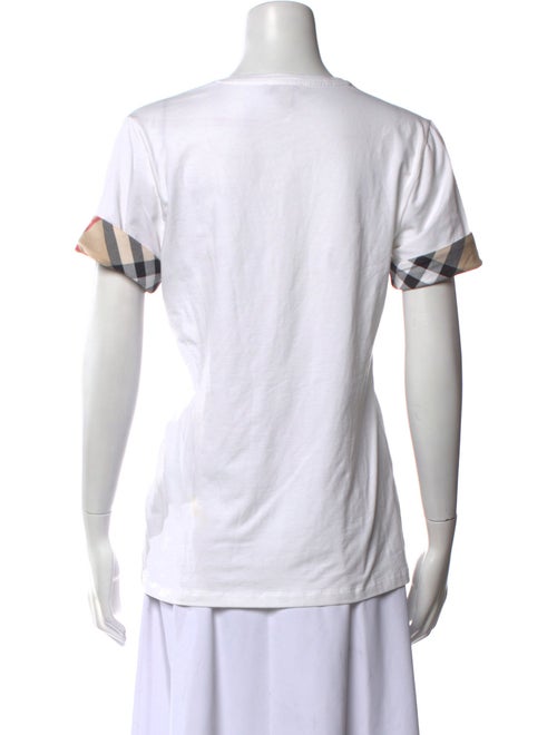 Burberry Brit Graphic Print V-Neck T-Shirt