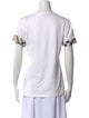 Burberry Brit Graphic Print V-Neck T-Shirt