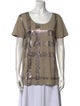 Burberry Brit Printed Scoop Neck T-Shirt