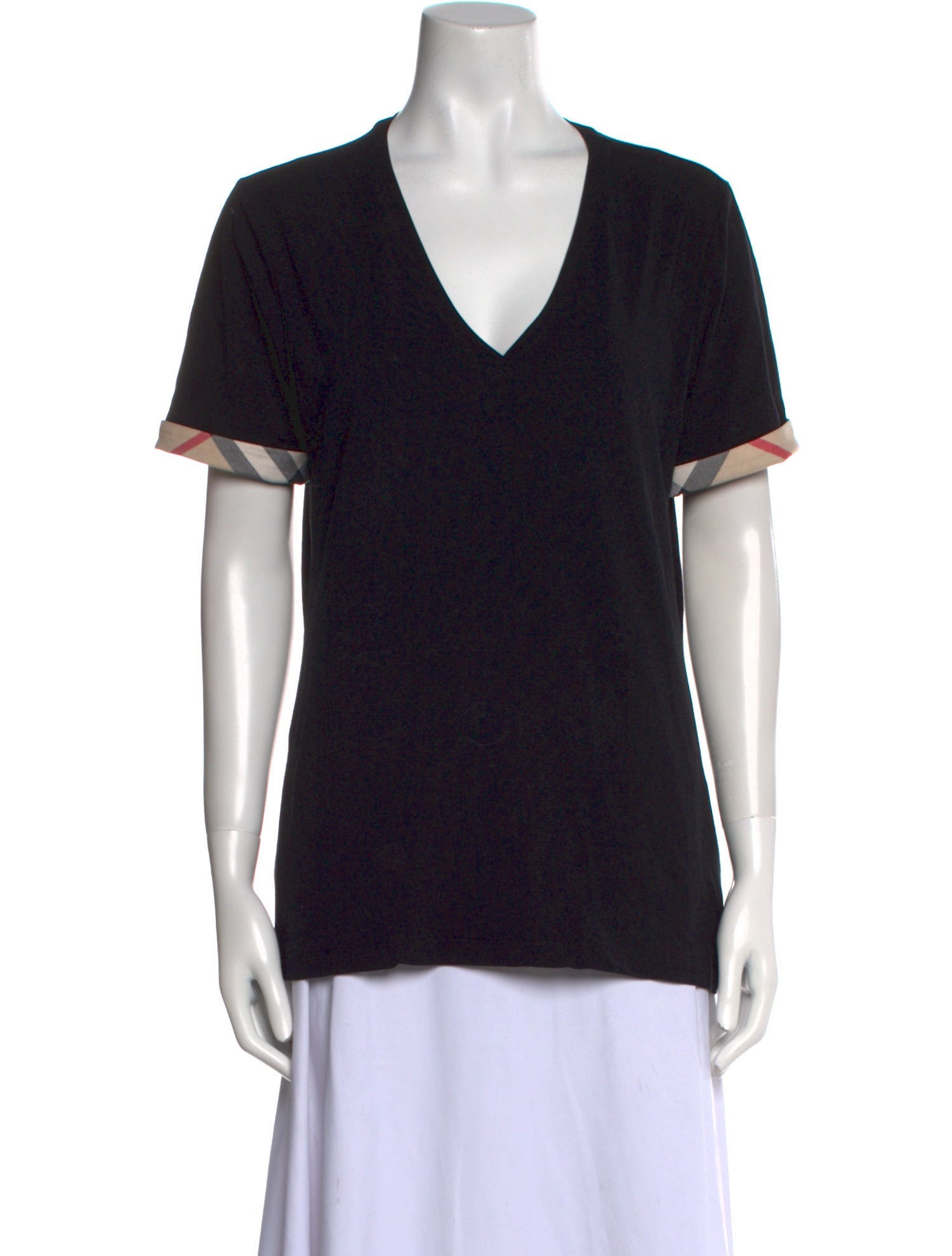 Burberry Brit V-Neck Short Sleeve T-Shirt