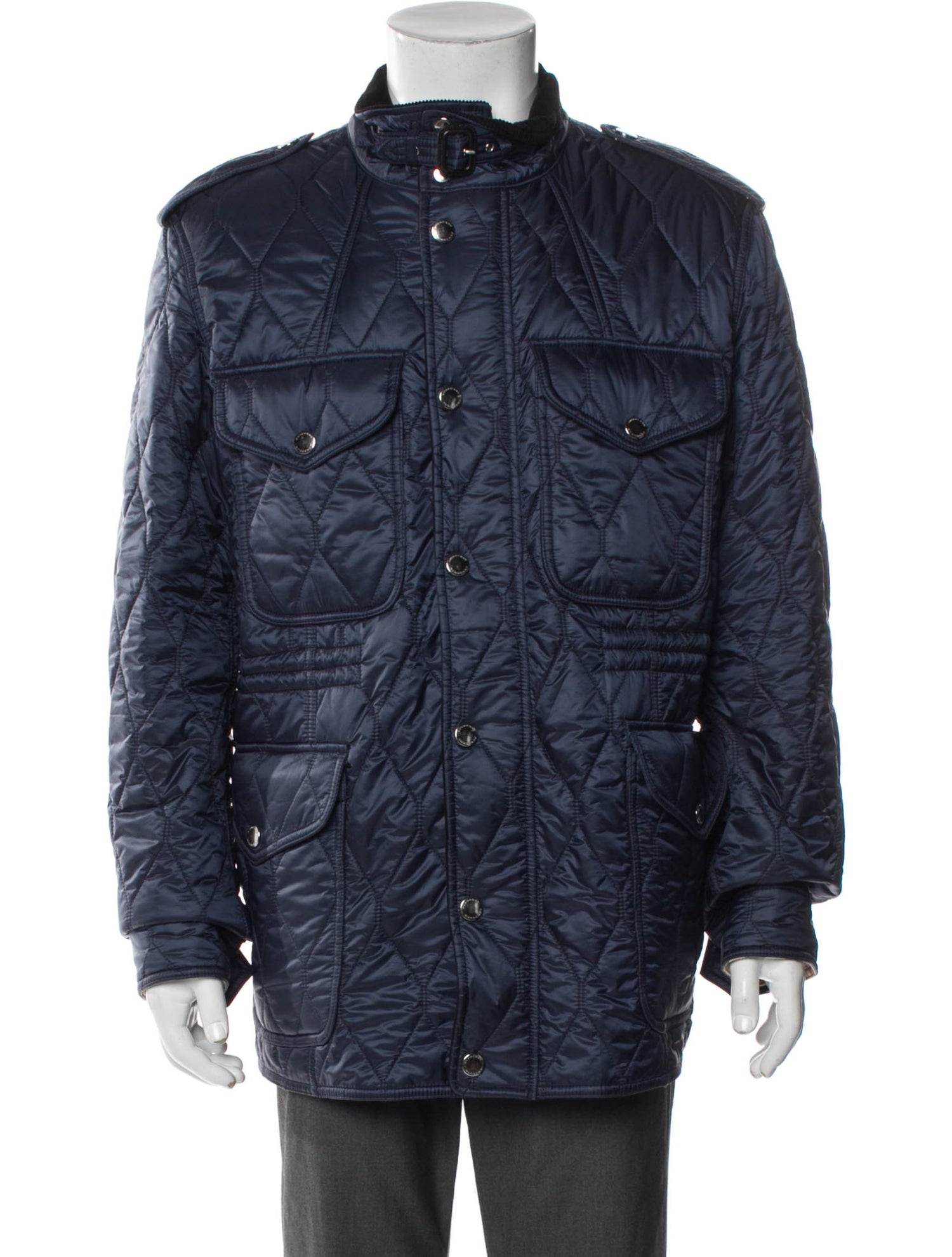 Burberry Brit House Check Pattern Utility Jacket
