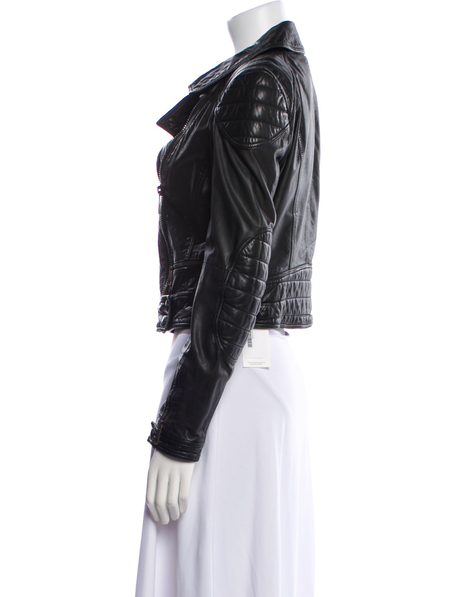 Burberry Brit Leather Biker Jacket