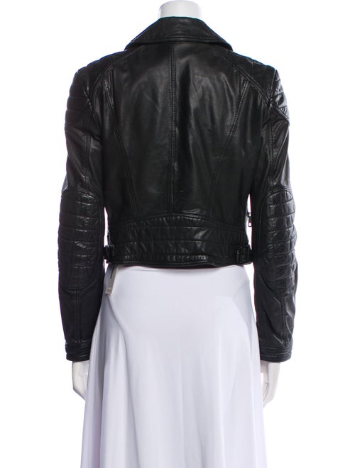 Burberry Brit Leather Biker Jacket