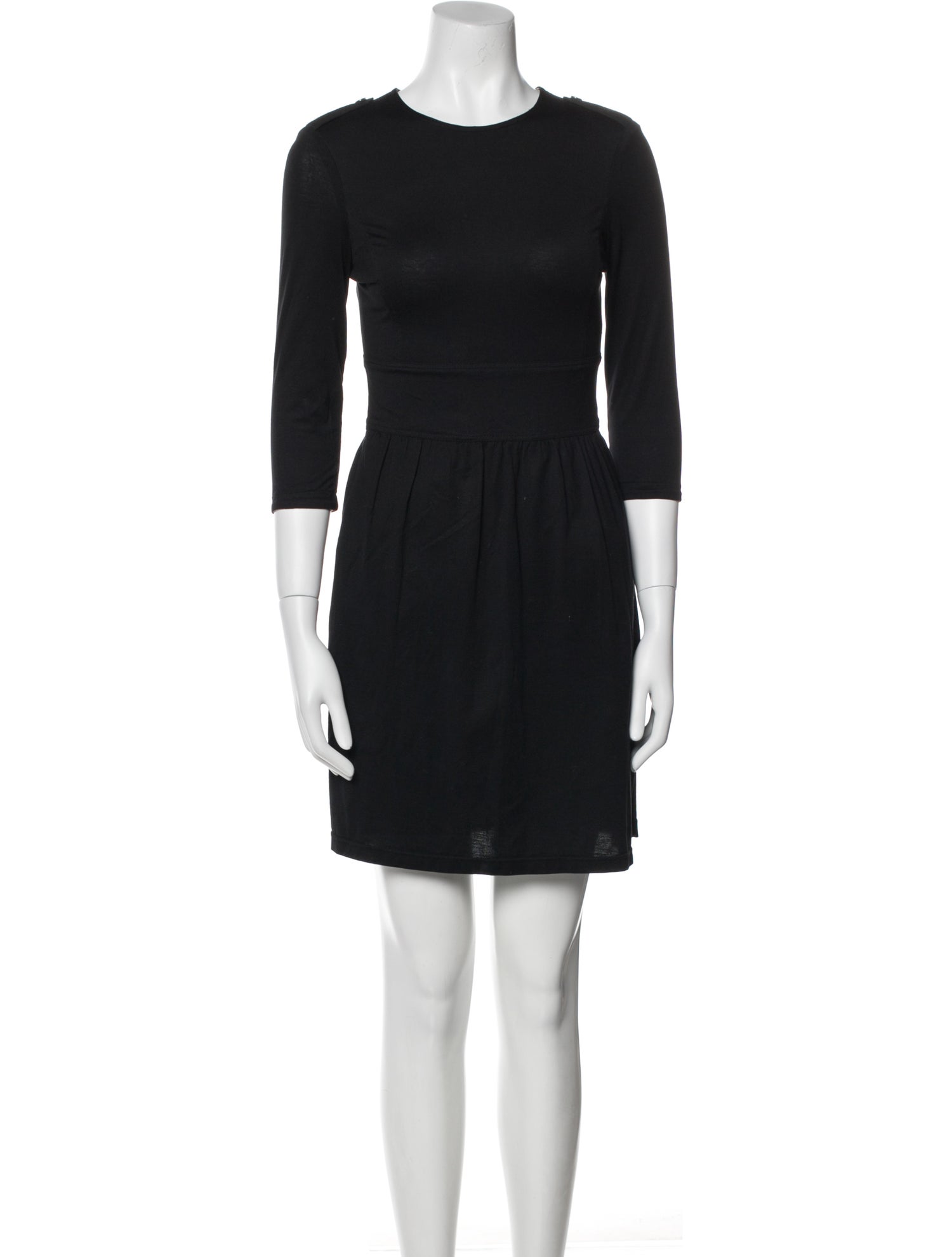 Burberry Brit Crew Neck Mini Dress