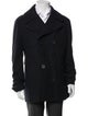 Burberry Brit Abstract Check Wool Peacoat