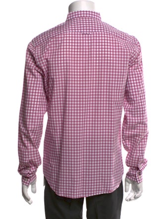 Burberry Brit Plaid Print Long Sleeve Shirt